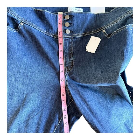 Lane Bryant Signature Fit Jegging High Rise Studded Super Stretch Jeans Size 20 - Picture 9 of 12